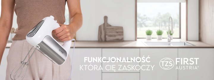 MIKSER RĘCZNY KUCHENNY MOCNY SILNIK FIRST AUSTRIA