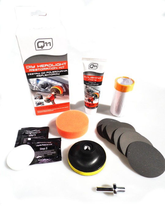Zestaw do polerowania Regeneracji reflektorów Lamp