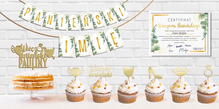 CERTYFIKAT NA WIECZÓR PANIEŃSKI A4 Boho A4