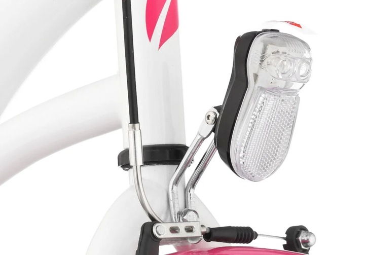 Rower dziecięcy INDIANA Moena 20 cali dla dziewczynki Biały