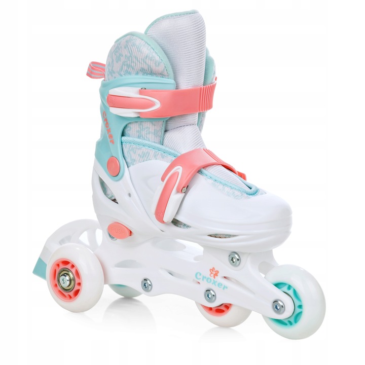 Rolki-Wrotki Regulowane 3w1 Croxer Inez 30-33 LED