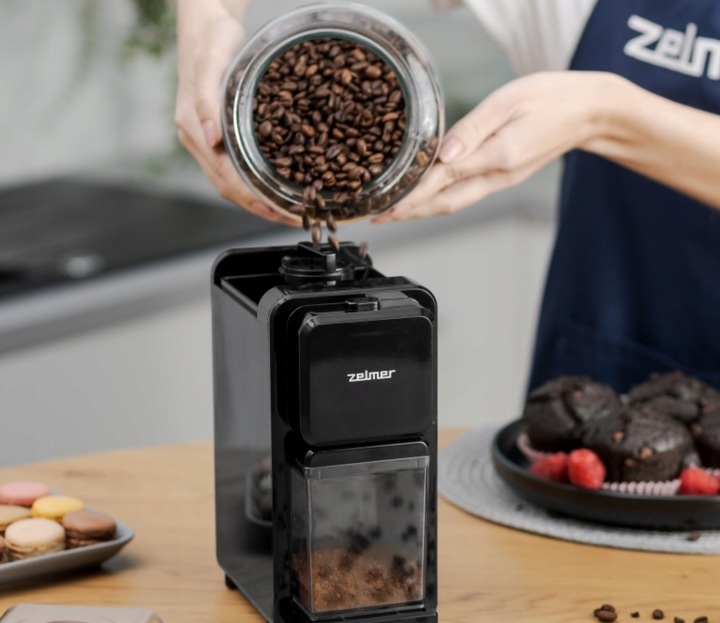 Młynek do kawy Zelmer ZCG7925 15 ustawień grubości mielenia 120 W Czarny