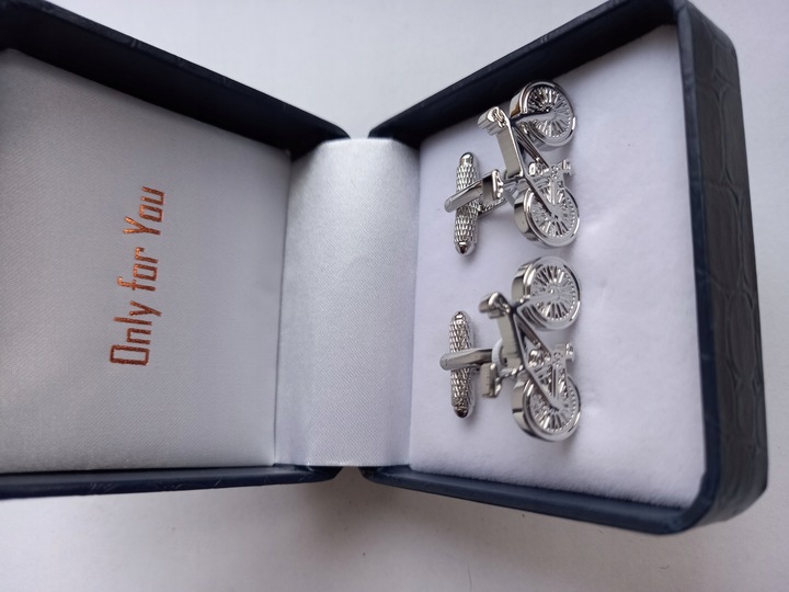 Modne spinki do mankietów Exciting Piękny Rower