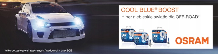Osram Żarówki Cool Blue Boost Hyper H4 5000K +50%