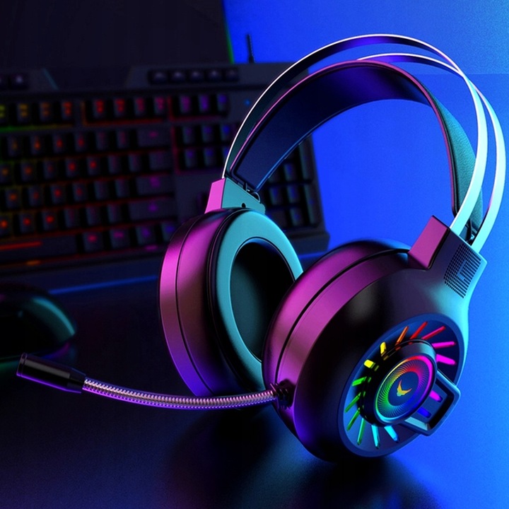 SŁUCHAWKI Z MIKROFONEM DO KONSOLI LAPTOPA XBOX PS4