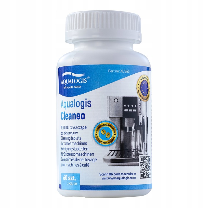 Tabletki Czyszczące Do Ekspresu Aqualogis Cleaneo 60 tabletek