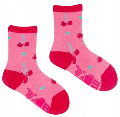 6 - PAK Skarpetki ANTYPOŚLIZGOWE ABS 6 PAR skarpety dziewczęce 17 - 19