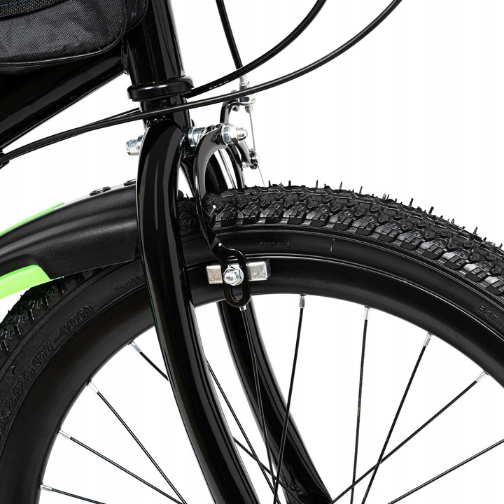 20’ 7-biegowy dziecięcy rower górski-zielony