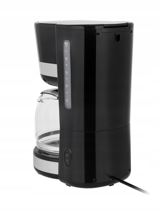 Ekspres do kawy przelewowy 1,5L 1000W szklany podtrzymanie temp Teesa