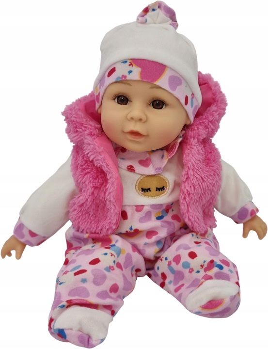 LALKA BOBAS MÓWI I ŚPIEWA POLSKI 35CM + Butelka_73