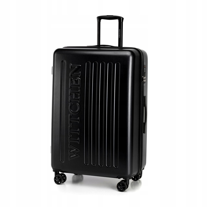 WITTCHEN duża walizka z ABS-u z logo czarna
