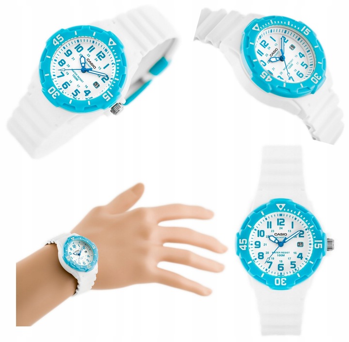 Zegarek CASIO dla dziewczynki PREZENT DZIECIĘCY +BOX +TOREBKA +GRAWER