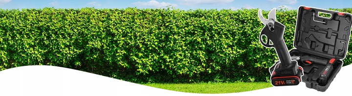 SEKATOR AKUMULATOROWY ELEKTRYCZNY NOŻYCE SEKATOR OGRODOWY 40 mm AKUMULATOR