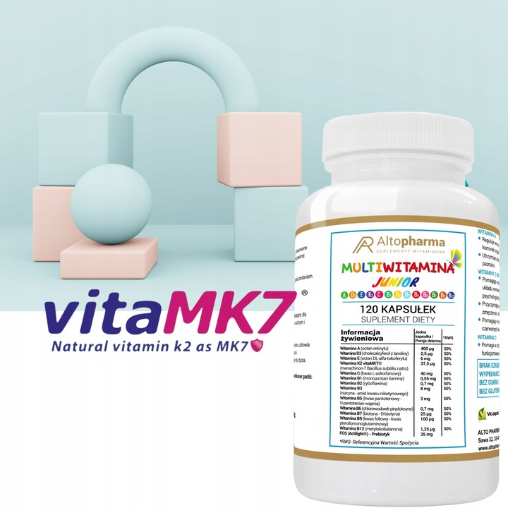 Multiwitamina JUNIOR witaminy dla dzieci 120k