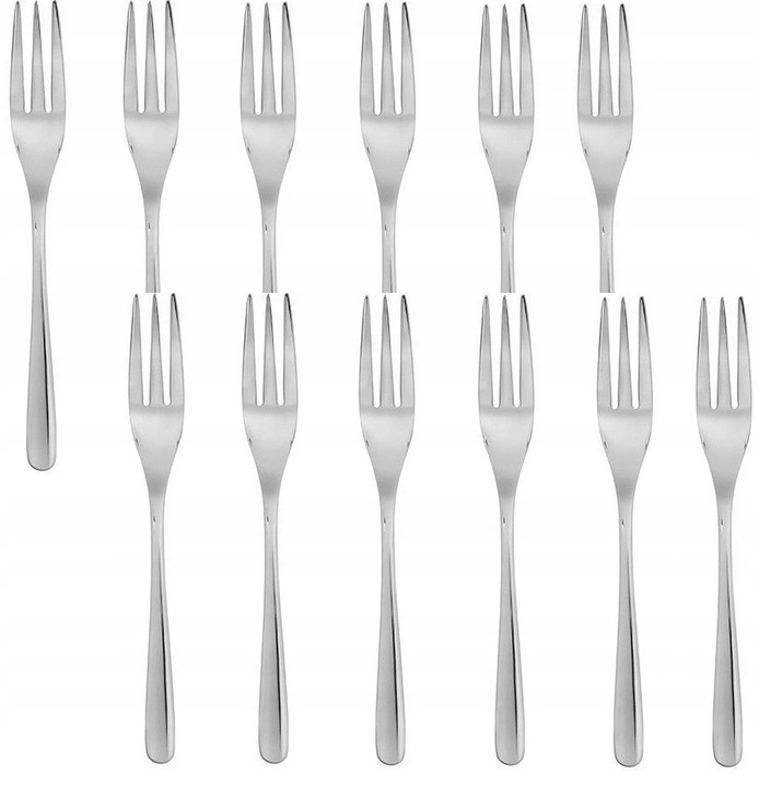 GERLACH WIDELCZYKI DO CIASTA TORTU DESERU 49 MUZA KOMPLET DLA 12 OSÓB