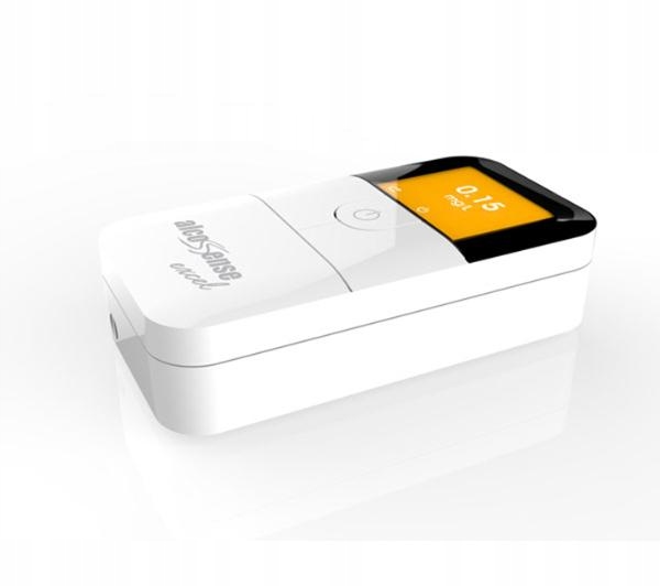 Alkomat elektrochemiczny Alcosense Excel Termometr Zegar 5 Ustników