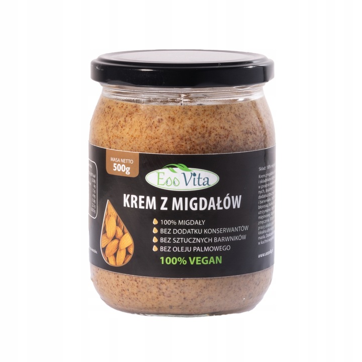 Pasta masło z migdałów migdałowe 500g