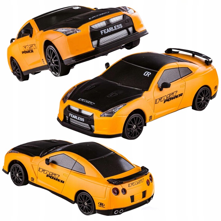 Samochód Drift ZDALNIE Sterowany RC Auto na PILOTA do DRIFTU 4x4 Pachołki