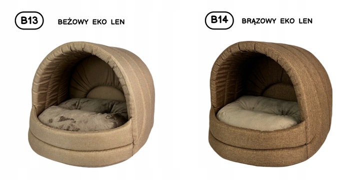 Legowisko Dla Psa Dużego Owalne Budka Materac Poduszka Materiałowe Buda L