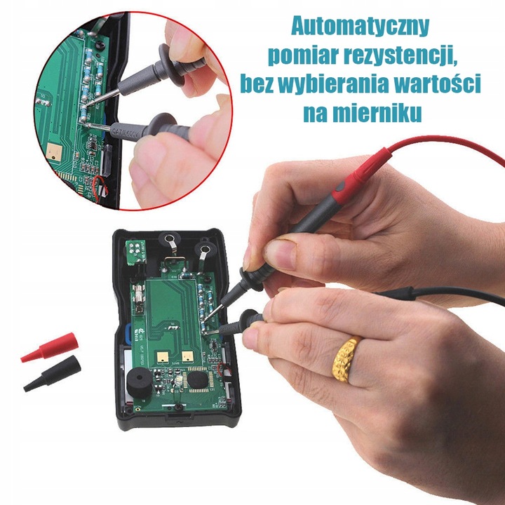 MULTIMETR CYFROWY AUTOMATYCZNY ZT-S1 TRUE RMS NCV MIERNIK NAPIĘCIA PRĄDU