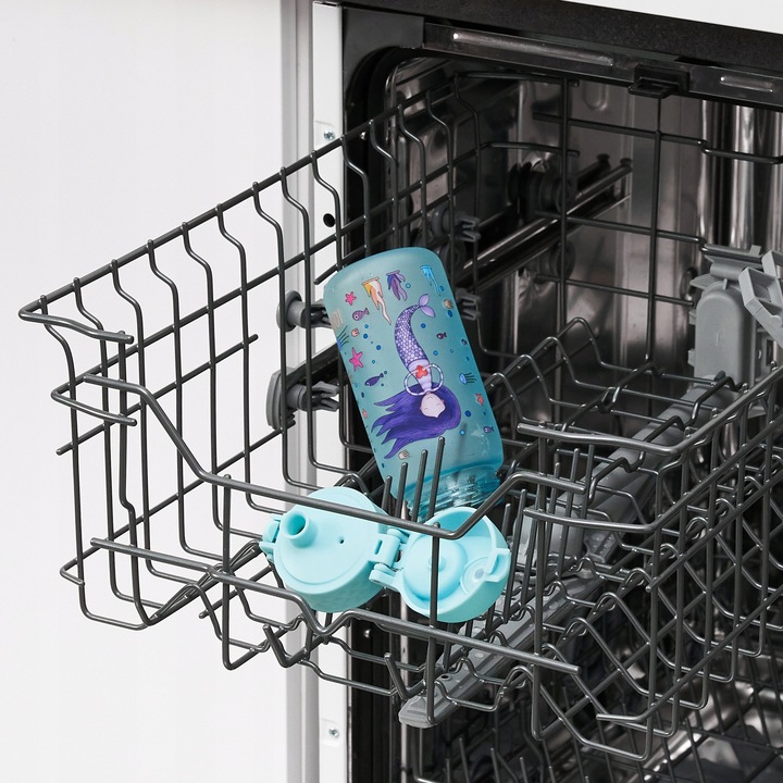 Mały bidon na wodę z syrenkami butelka z ustnikiem i pokrywą ION8 0,35 l