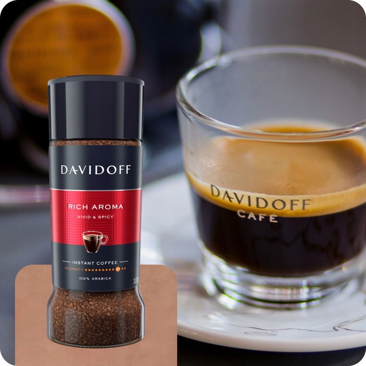 KAWA ROZPUSZCZALNA DAVIDOFF RICH AROMA 100G
