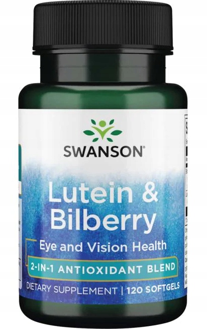 SWANSON LUTEINA i BORÓWKA 120 kaps.