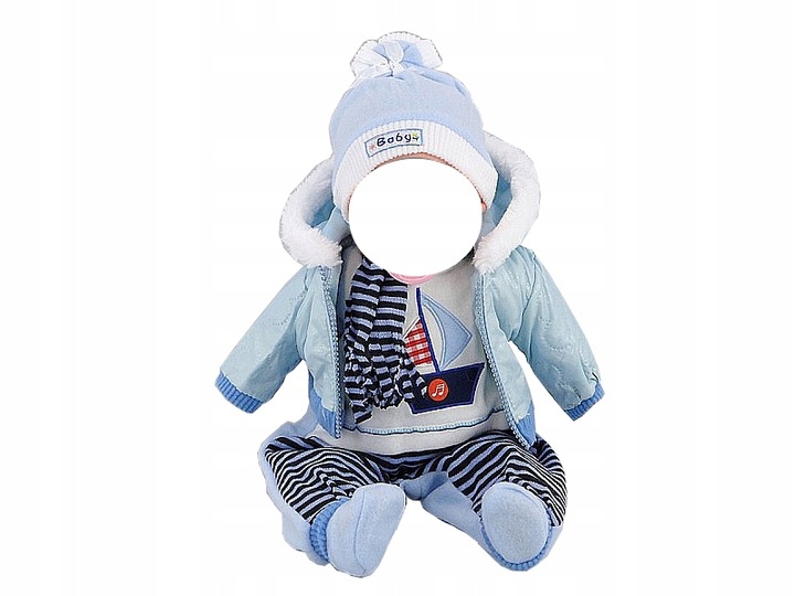 BABY ubranko BORN dla lalki BOBAS sukienka 403