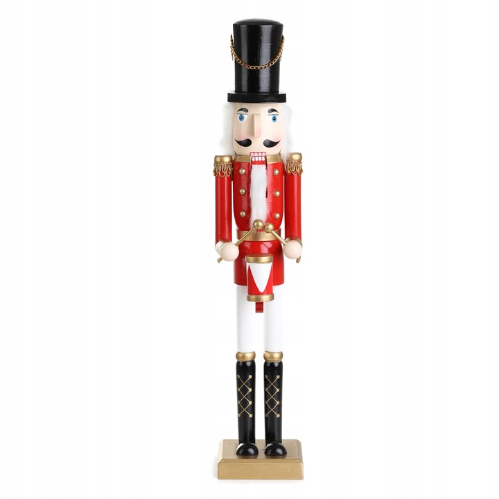 Figurka dekoracja świąteczna NUTCRACKER dziadek do orzechów duży 50cm HOMLA