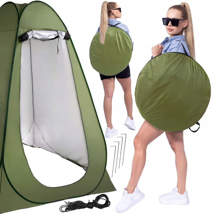 NAMIOT NA PRYSZNIC TOALETA WC PRZEBIERALNIA PRZENOŚNA KEMPINGOWY PLAŻOWY