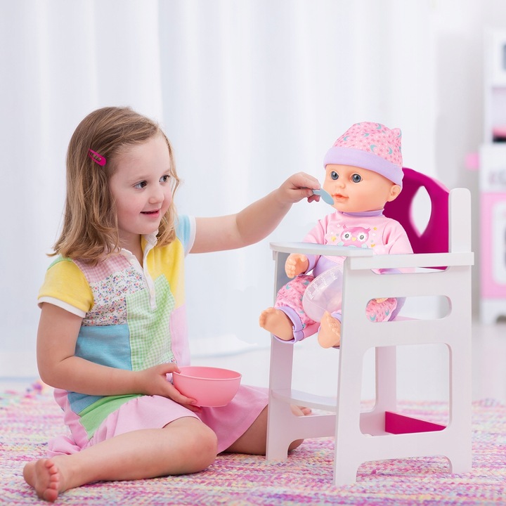 LALKA BOBAS W PIŻAMCE 31CM INTERAKTYWNA PIJE SIUSIA GAWORZY DLA DZIEWCZYNKI