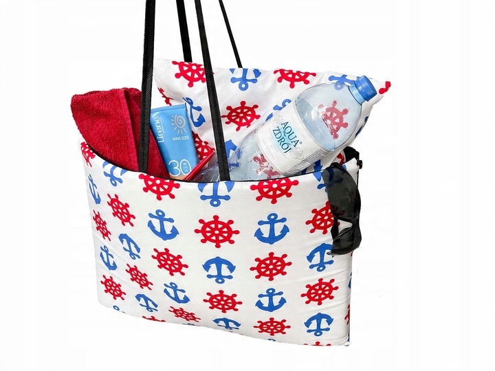 Mata plażowa z poduszką materac koc na kamieniste plaże, pianka o gr 1,5 cm