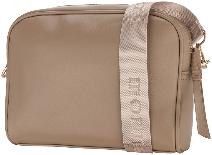 MONNARI Torebka Damska Listonoszka Camel ZAMSZ Regulowany Pasek