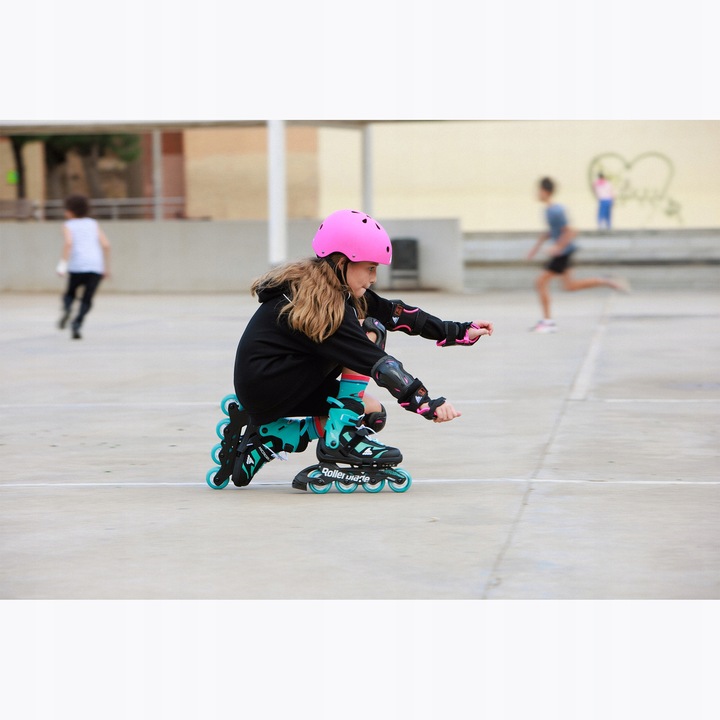 Rolki dziecięce Rollerblade Microblade Jr black/light blue 36.5-40.5 EU