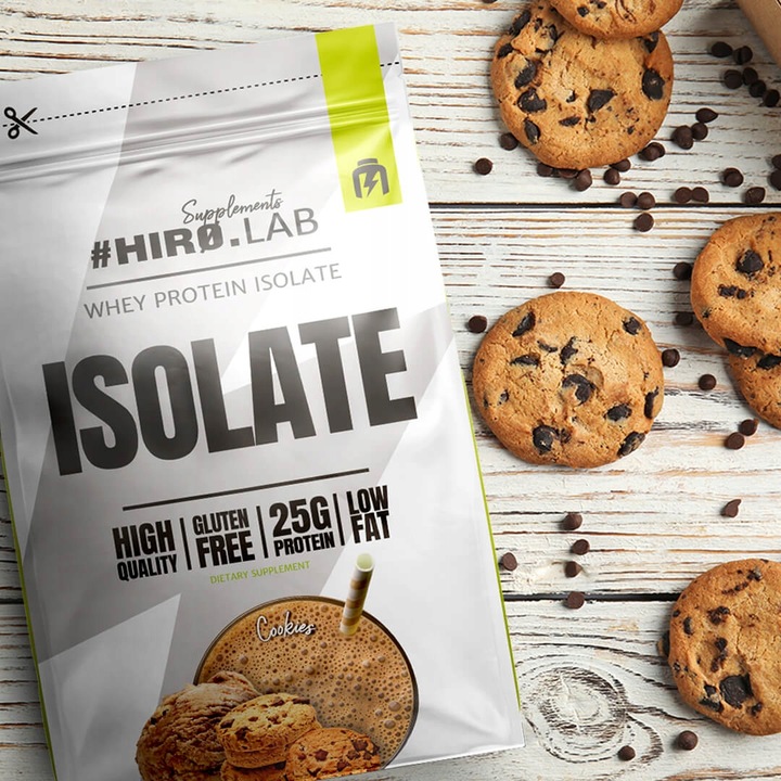 Izolat Białka BIAŁKO 700 g wpi Whey Protein Isolate Ciastko ISO HIRO