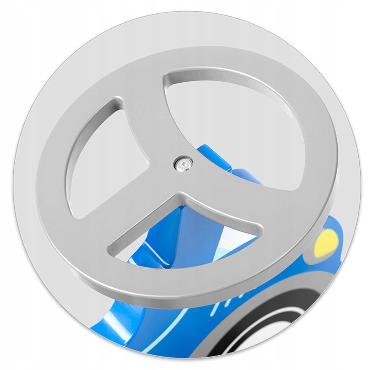 AUTO KOŃ NA BIEGUNACH POLICJA ZABAWKA NA BIEGUNACH DREWNIANY BUJACZEK