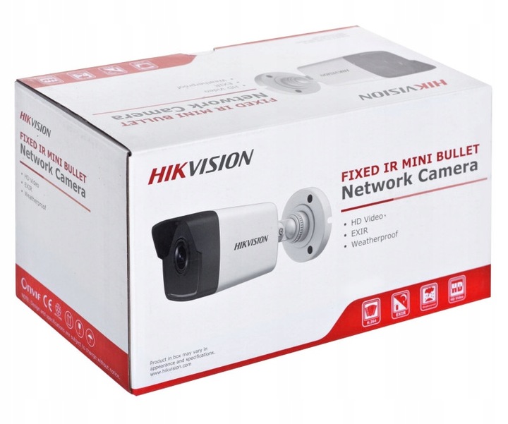 ZEWNĘTRZNA KAMERA 4Mpx HIKVISION IP PoE IR30 H.265