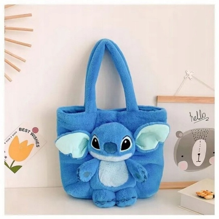TOREBKA PLUSZAK STICH STITCH MASKOTKA PLUSZOWA TOREBECZKA NA RAMIĘ DZIECI