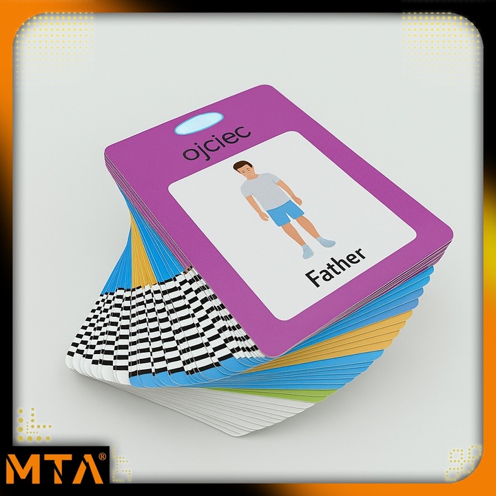 Czytnik Kart Do Nauki słówek POLSKI ANGIELSKI 1020+ SŁÓW TRZY TRYBY JĘZYKÓW