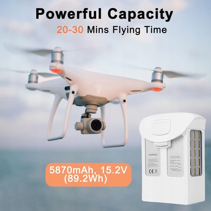 5870mAh Bateria do drona DJI Phantom 4/4 Advanced/4 Pro/4 Pro V2.0/4 RTK