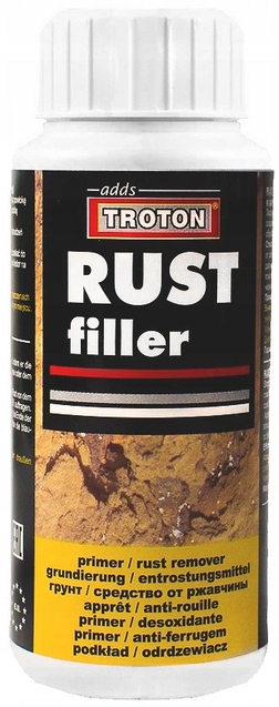 RUSTFILLER neutralizator rdzy + podkład z pędzelkiem 250 ml TROTON 648