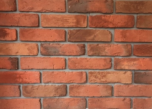 STARA CEGŁA Z GOTOWĄ FUGĄ CZERWONA LOFT PŁYTKI DEKORACYJNA NA ŚCIANĘ
