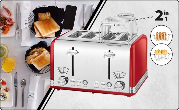 TOSTER OPIEKACZ DO 4 KANAPEK TOSTÓW SANDWICH Profi