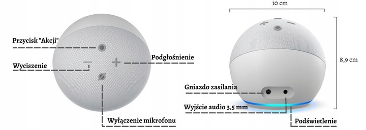 Głośnik inteligentny Amazon Echo Dot 4 biały
