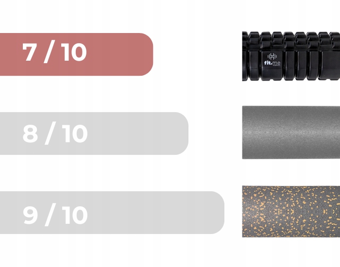 ZESTAW ROLLERÓW DO MASAŻU WAŁEK DUŻY Z WYPUSTKAMI PIŁKA POJEDYNCZA DUOBALL