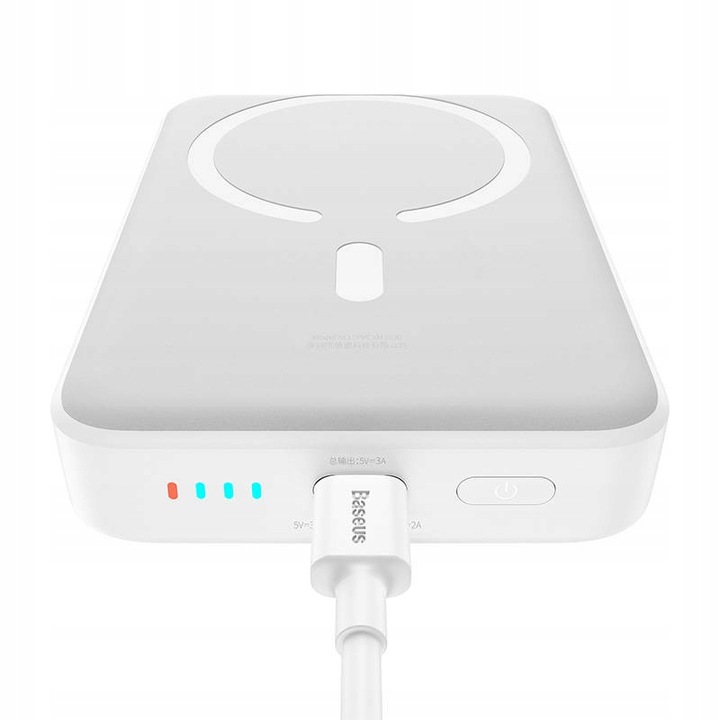 BASEUS MINI MAGNETYCZNY POWERBANK MAGSAFE 10000MAH ŁADOWANIE INDUKCYJNE 30W