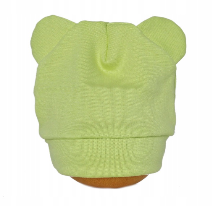 BAWEŁNIANE CZAPECZKI DLA NOWORODKÓW kolory MISIE