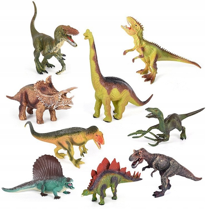 DUŻY ZESTAW FIGURKI DINOZAUR + MATA JURASSIC WORLD