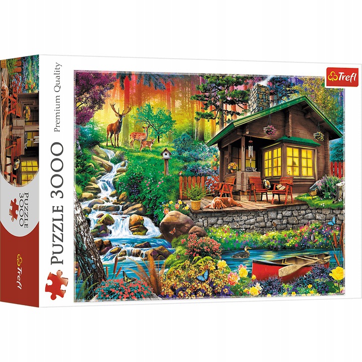 PUZZLE 3000 EL CHATKA W LESIE TREFL