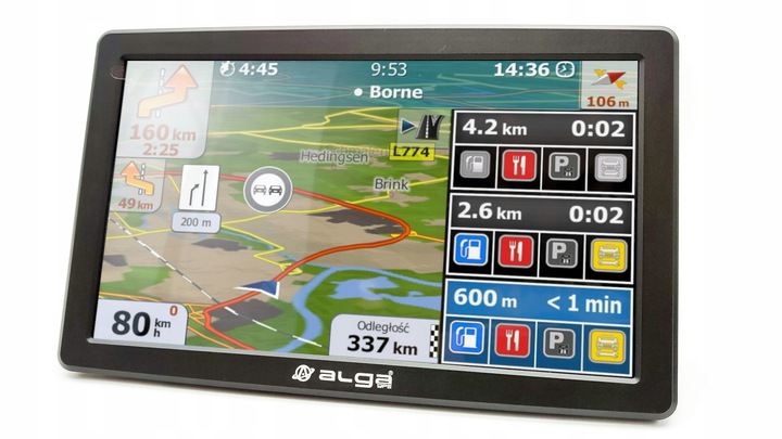 Nawigacja GPS ALGA A9 PRO-512RAM Igo Primo TiR